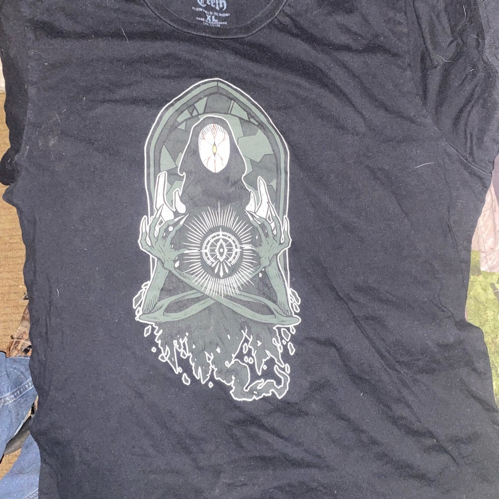 Black Graphic Men's Shirt
